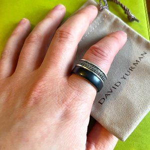 Two (2) David Yurman Rings Size 10.5 & Size 11 Sold Together